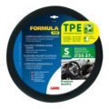 Lampa Κάλυμμα Τιμονιού Αυτοκινήτου Formula One Premium 35-37εκ. Άοσμο Αντιιδρωτικό Ευρείας κάλυψης¨Μαύρο 1-τεμ. (L3306.9)