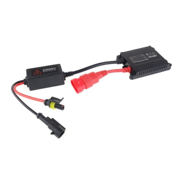 Amio - Kit Xenon Bi-Xenon H4-3 8000K 35W 12V με SLIM ballast για έντονο ψυχρό φωτισμό δρόμου και καθαρή δέσμη σε μεσαία και μεγάλη σκάλα - 1 Σετ (01944/AM)