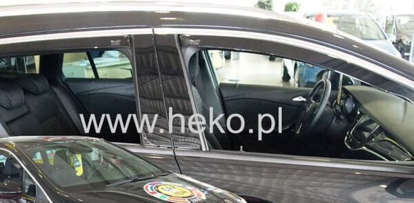 ΑΝΕΜΟΘΡΑΥΣΤΕΣ ΓΙΑ OPEL ASTRA K 5D 2015+ SPORT TOURER WAGON  ΣΕΤ ΑΠΟ ΕΥΚΑΜΠΤΟ ΦΙΜΕ ΠΛΑΣΤΙΚΟ HEKO - 4 ΤΕΜ.