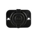 ΠΡΙΖΑ USB ΜΕ ΚΑΠΑΚΙ ΚΑΙ 2 ΘΥΡΕΣ USB (A+C) 12/24V 3000mA 15W ΜΑΥΡΗ FAST CHARGE LAMPA - 1 TEM. - Image 2