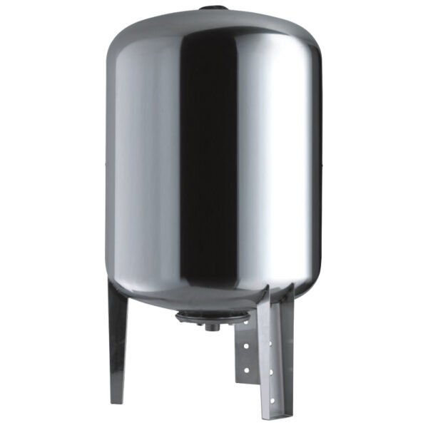 KRAFT: ΔΟΧΕΙΟ ΚΑΘΕΤΟ 50L INOX - 8 BAR -1''