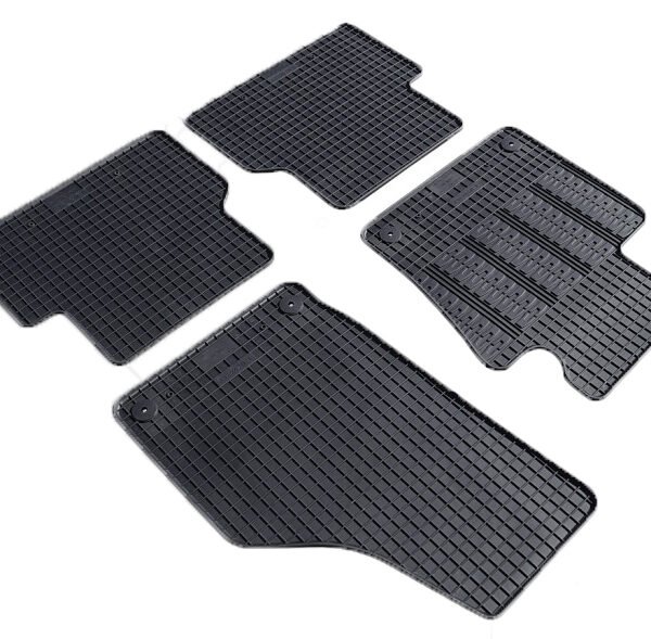 Cik - ΠΑΤΑΚΙΑ ΑΥΤΟΚΙΝΗΤΟΥ ΑΠΟ ΛΑΣΤΙΧΟ ΓΙΑ VW TIGUAN 2007-2015 ΣΕ ΜΑΥΡΟ ΧΡΩΜΑ ΜΕ ΚΟΥΜΠΩΜΑΤΑ - 4 ΤΕΜ. (RM.VW.0007/CK)
