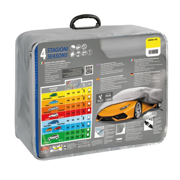 Lampa - 4 Seasons AG-1 Κουκούλα Αυτοκινήτου για Rover / MG ZR 3/5 doors 01/2001 > 05/2005 Aδιάβροχη με Aπαλή Eσωτερική Eπένδυση από 100% PEVA Μη Τοξικό Βινύλιο με Διαστάσεις: 400x170x160 cm - 1 τεμ. (L2045.5)
