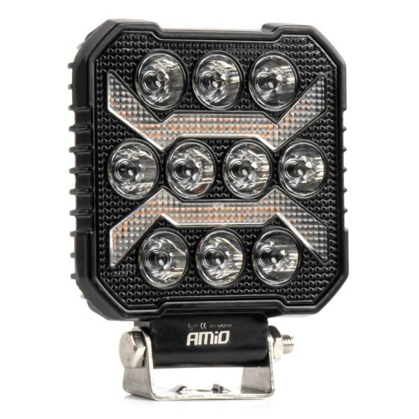 Amio - ΠΡΟΒΟΛΕΑΣ ΕΡΓΑΣΙΑΣ ΤΕΤΡΑΓΩΝΟΣ LED 54W 9-36V 10.000lm 6.500K 110x110x38mm AWL68 - 1 ΤΕΜ. (04209/AM)