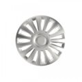 Amio - ΤΑΣΙΑ 15" HUBCAP LUXURY ΑΣΗΜΙ - ΣΕΤ 4 ΤΕΜ. ΣΕ ΚΟΥΤΙ (1273/AM)