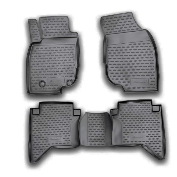 ΠΑΤΑΚΙΑ ΣΕ ΣΚΑΦΗ TPE ΛΑΣΤΙΧΟ ΓΙΑ TOYOTA HILUX 4D 2011-2015  ΣΕ ΜΑΥΡΟ ΧΡΩΜΑ NOVLINE - 4 ΤΕΜ.