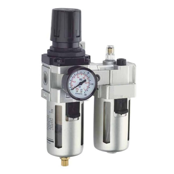 AERO 1300-FRL-1/4 ΦΙΛΤΡΟΡΥΘΜΙΣΤΗΣ & ΕΛΑΙΩΤΗΡΑΣ 1700L/min,10BAR,40μ,20/50mL,221mm (ΜΑΥΡΟ)
