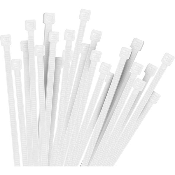 WNCT076350100 ΔΕΜΑΤΙΚΟ 7.6 x 350mm 'TIE WRAP', ΛΕΥΚΟ (100)