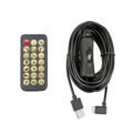 ΠΑΝΕΛ ΕΥΚΑΜΠΤΟ SMART LED PANEL 1024 LED 92x374mm RGB ΜΕ ΚΑΛΩΔΙΟ 450cm ΓΙΑ USB & REMOTE CONTROL LAMPA - 1 ΤΕΜ. - Image 2