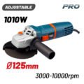 BORMANN Pro BAG1300 Γωνιακός Τροχός Ρυθμιζόμενος 1010W,Φ125mm,3000-10000rpm