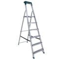 BORMANN Pro BHL9010 Σκάλα Αλουμινίου 5+1 Σκαλιά, Με Θήκη Εργαλείων