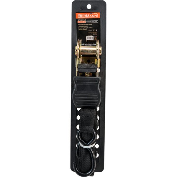 BORMANN Pro BRB1040 Ιμάντες Πρόσδεσης Καστάνιας 25mm x 5m,Αντοχή 0.5Ton