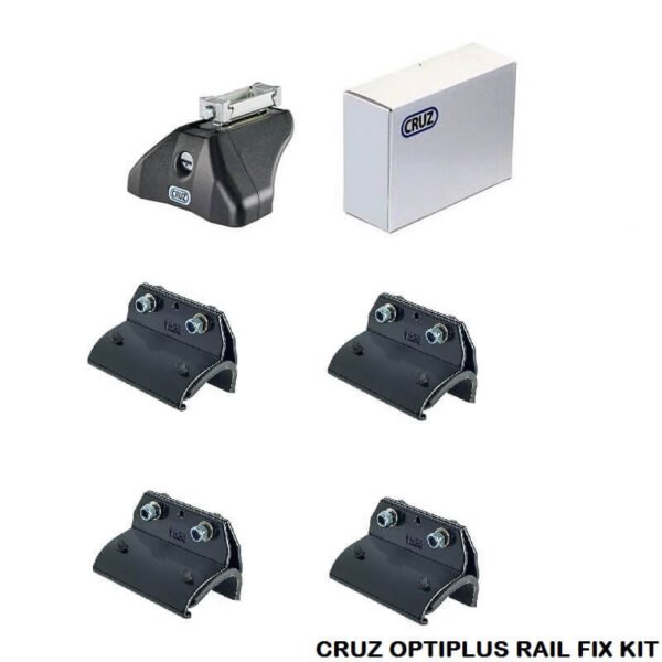 Πόδια / Άκρα Για Μπάρες Οροφής CRUZ Optiplus Rail FIX 936-542 Για Hyundai Santa Fe 13-18 / Grand Santa Fe 13-18 Με Ενσωματωμένο Railing Σετ 4 Τεμάχια