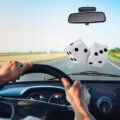 Ζάρια Κρεμαστά Διακοσμητικά ''Jumbo Size'' Λευκά 9x9cm 2 Τεμάχια - Image 3
