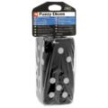 Fuzzy Dice Black 7x7cm 2 PcsΖάρια Κρεμαστά Διακοσμητικά Fuzzy Dice Μαύρα 7x7cm 2 Τεμάχια - Image 2