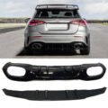 Diffuser Πίσω Προφυλακτήρα Για Mercedes-Benz A-Class W177 19+ Hatchback A45 Amg Look - Image 3