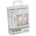 Καλώδιο Φόρτισης USB Lightning iPhone iPad 100cm Pulse Mobile WIRE100 - Image 2
