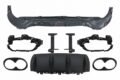 Diffuser Πίσω Προφυλακτήρα Για Mercedes-Benz GLB (X247) 2019+ Amg GLB45 Look Για Amg Line Προφυλακτήρες Piano Black - Image 4