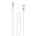 Καλώδιο Ήχου Aux 3.5mm Σε Lightning Λευκό 1m ON Mobile Accessories 1 Τεμάχιο - Image 2