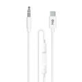 Καλώδιο Ήχου Aux 3.5mm Σε Type-c Λευκό 1m ON Mobile Accessories 1 Τεμάχιο - Image 2