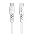 Καλώδιο Φόρτισης Type-c Σε Type-c Λευκό 1m ON Mobile Accessories 1 Τεμάχιο - Image 2
