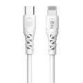 Καλώδιο Φόρτισης Type-c Σε Lightning Λευκό 1m ON Mobile Accessories 1 Τεμάχιο - Image 2