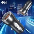 Φορτιστής Αναπτήρα Αυτοκινήτου Με 2 Θύρες Usb & USB-c 12-24V Μαύρος - Image 3