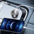 Φορτιστής Αναπτήρα Αυτοκινήτου Με 2 Θύρες Usb & USB-c 12-24V Μαύρος - Image 4