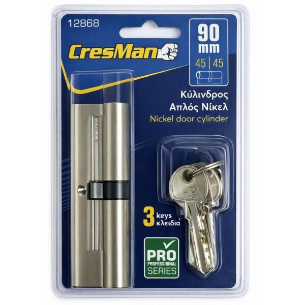 Κύλινδρος Cresman απλος νίκελ  83mm (30-53)