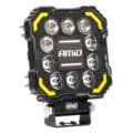 Amio - Προβολέας Εργασίας LED AWL81 SPOT 48W 3000lm 6500K με Κίτρινο φώς προειδοποίησης & φωτιζόμενο Logo - 1 τεμ. (04425/AM)