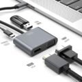 XO HUB001 4 IN 1 TYPEC TO HDMI/VGA/USB3.0/PD CHARGING - Image 3