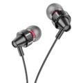 HOCO M90 ΑΚΟΥΣΤΙΚΑ DELIGHT WIRE-CONTROLLED, BLACK SHADOW, 3.5MM