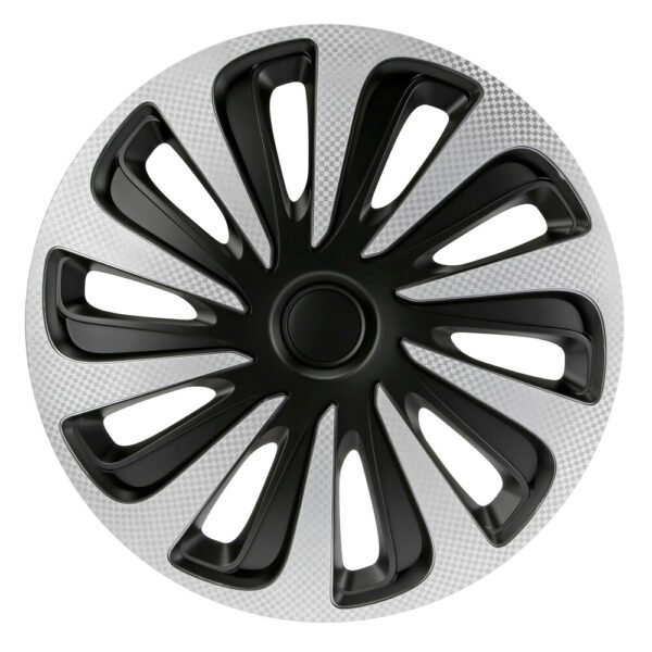 Lampa - Τάσι Αυτοκινήτου 17’’ Kojin Carbon TECH-ONE από υλικό ABS Ασημί / Μαύρο - 1 TEM (L3147.5)