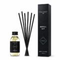 Fresso - Κιτ Αναπλήρωσης με Άρωμα Molise 100 ml Premium Home Refill Kit και 6 Μαύρα Στικ από Fiberglass για Αρωματικό Χώρου Reed Diffuser - 1 Τεμ. (390044/FRE)
