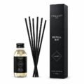 Fresso - Κιτ Αναπλήρωσης με Άρωμα Amora 100 ml Premium Home Refill Kit και 6 Μαύρα Στικ από Fiberglass για Αρωματικό Χώρου Reed Diffuser - 1 Τεμ. (390051/FRE)