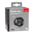 ΜΠΑΡΟΜΕΤΡΟ ΑΝΑΛΟΓΙΚΟ ΜΑΥΡΟ ΜΕ ΛΕΥΚΟ ΦΩΣ BLACK ANALOGUE SERIES 9-32V 52mm - Image 2