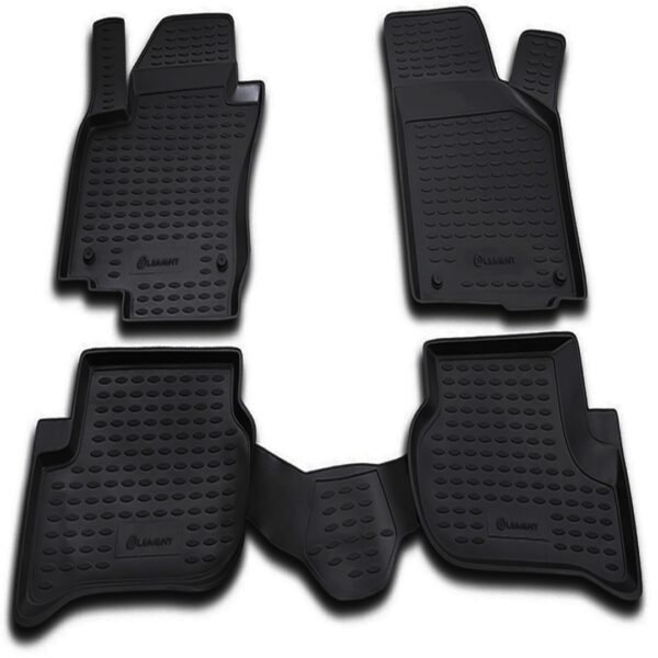 ΠΑΤΑΚΙΑ ΣΕ ΣΚΑΦΗ TPE ΛΑΣΤΙΧΟ ΓΙΑ VW GOLF PLUS 02/2005-2014  ΣΕ ΜΑΥΡΟ ΧΡΩΜΑ NOVLINE - 4 ΤΕΜ.