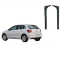 Αεροτομές Πρόσθετα Δεξιά Αριστερά Για VW Polo AW 18+ Μαύρο Γυαλιστερό Πλαστικό Standard Έκδοση 2 Τεμάχια