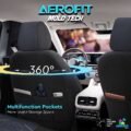 Καλύμματα Αυτοκινήτου Otom Reflective Design Universal Jacquard / Rachel / Δερματίνη Σετ Εμπρός / Πίσω 11 Τεμαχίων Μαύρο Με Μπλε Ραφή RFL-2604 - Image 6