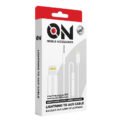 Καλώδιο Ήχου Aux 3.5mm Σε Lightning Λευκό 1m ON Mobile Accessories 1 Τεμάχιο - Image 3