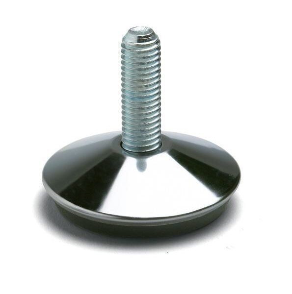 Getech Πέλμα Πλαστικό / Μεταλλικό Σταθερό Φ20 - M6 x 13 mm A3EL1
