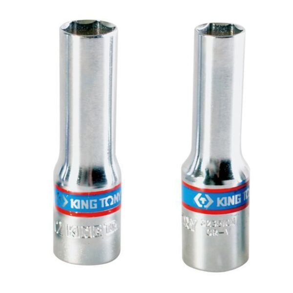 King Tony Καρυδάκι Εξάγωνο Μακρύ Λεπτό 3/8'' x 12 mm 321512M