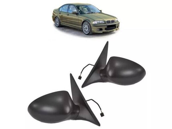 Καθρέπτες Για Bmw 3 E46 99-05 Sedan / Touring Ηλεκτρικά Ανακλινόμενοι / Ρυθμιζόμενοι/ Θερμαινόμενοι M3 Look Ζευγάρι 2 Τεμάχια