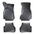 Πατάκια Σκαφάκια 3D Από Λάστιχο TPE Για Audi A4 B8 Sedan 2008-2015/ A4 B9 Sedan 2016-/ A5 2007-20015 Rizline 4 Τεμάχια Μαύρα