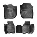Πατάκια Σκαφάκια 3D Από Λάστιχο TPE Για Honda Jazz 2013-2020/ Honda Fit 2013- Rizline 4 Τεμάχια Μαύρα
