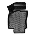 Πατάκια Σκαφάκια 3D Από Λάστιχο TPE Για VW Polo ΑW 17+ / Audi A1 18+ / Seat Ibiza KJ 17+  / Arona KJ7 17+ / Skoda Fabia 21+ Rizline 4 Τεμάχια Μαύρα - Image 2