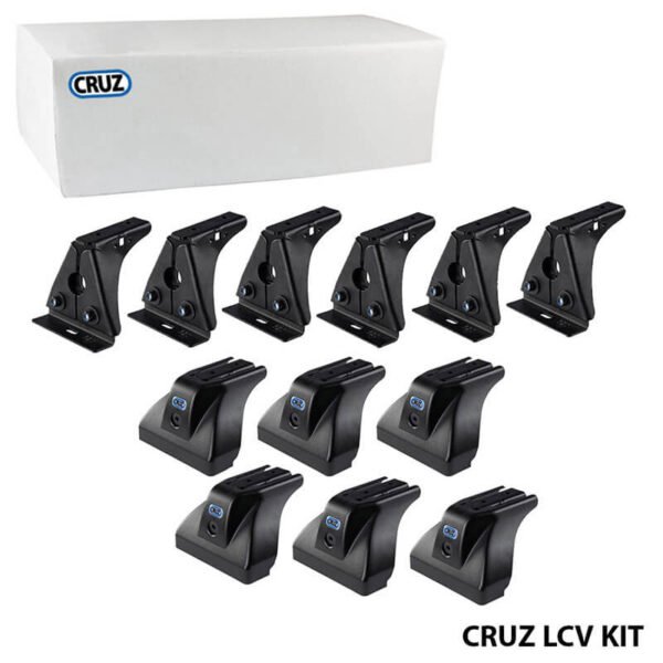 Πόδια / Άκρα Για Μπάρες & Σχάρες Οροφής CRUZ LCV 934-409 Για Dacia Dokker 13+ / Renault Express 21+ Σετ 6 Τεμάχια