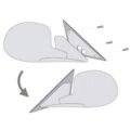 Βάσεις Sport Καθρεπτών Για Chrysler PT Cruiser 00-10 Ζευγάρι 2 Τεμάχια - Image 3