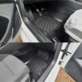 Πατάκια Σκαφάκια 3D Από Λάστιχο TPE Για VW Golf VIII (8) 2019+ Χειροκίνητο Rizline 4 Τεμάχια Μαύρα - Image 2
