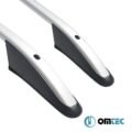 Μπάρες Οροφής Railing Για Fiat Doblo 2010-2021 MVN 263 / Opel Combo 2011-2018 MVN IV Ασημί 2 Τεμάχια - Image 3